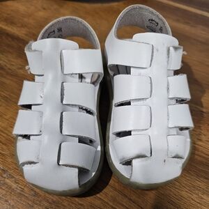 Footmates Baby White Fisherman Sandals